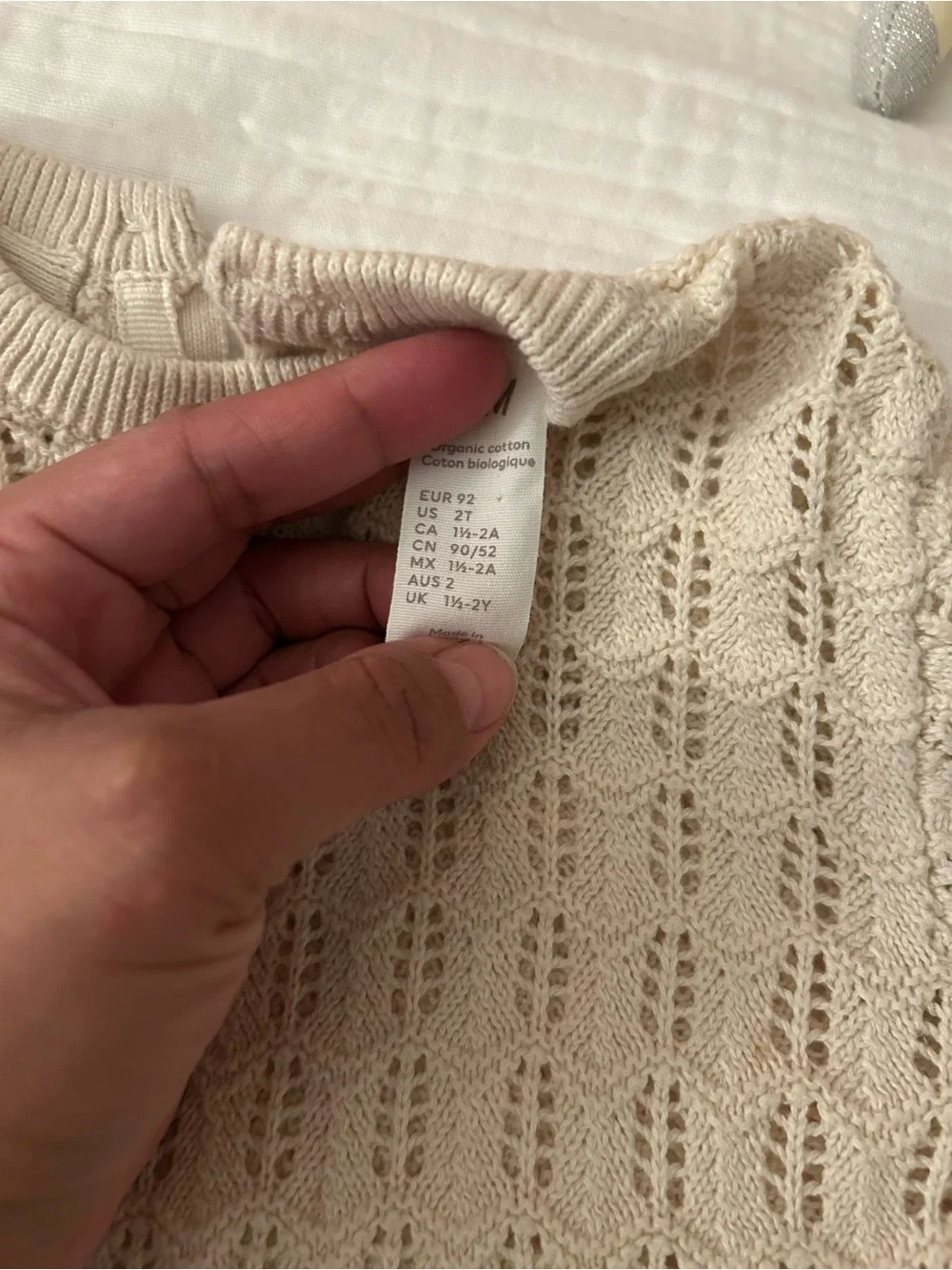 H&M Cream Knit Set